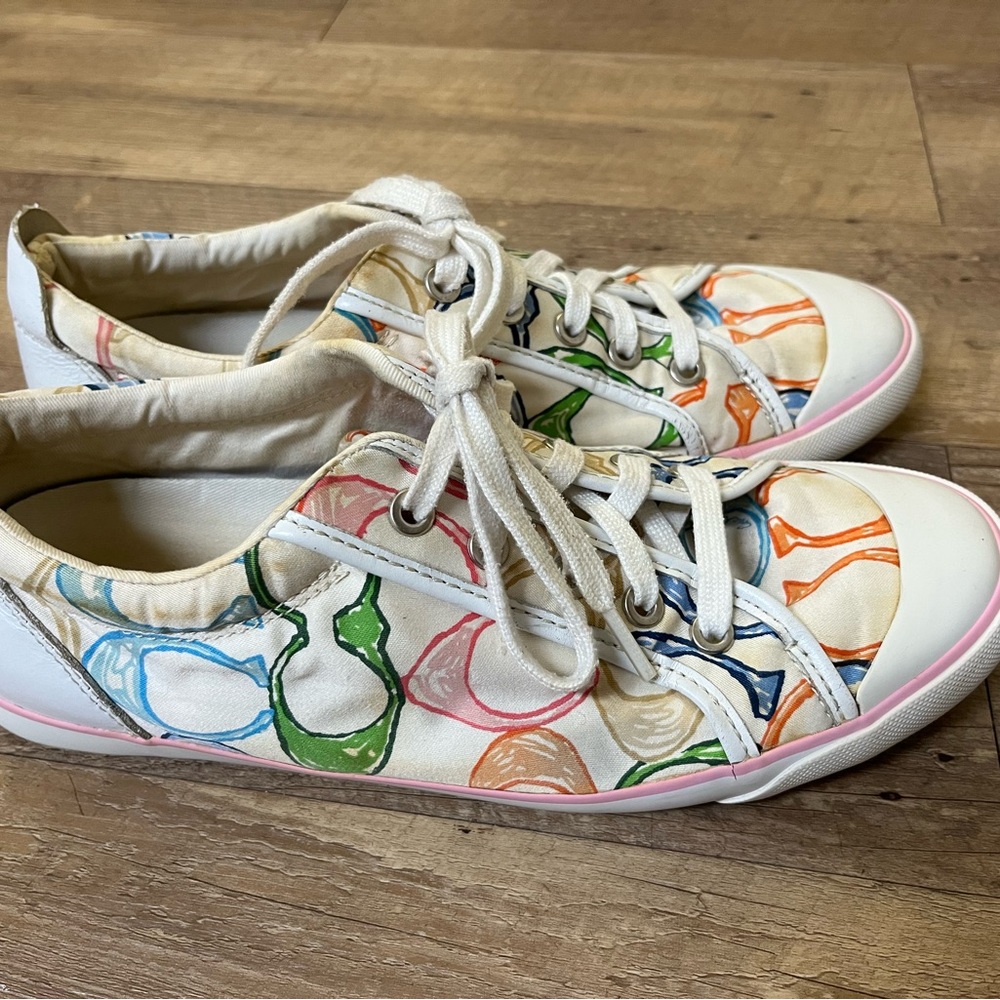 Coach women’s Canvas Sneakers. Size 10